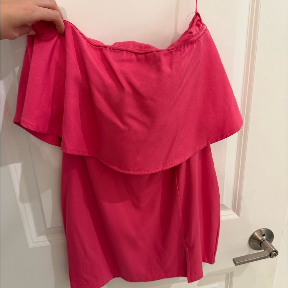 Vibrant Pink Off-Shoulder Top